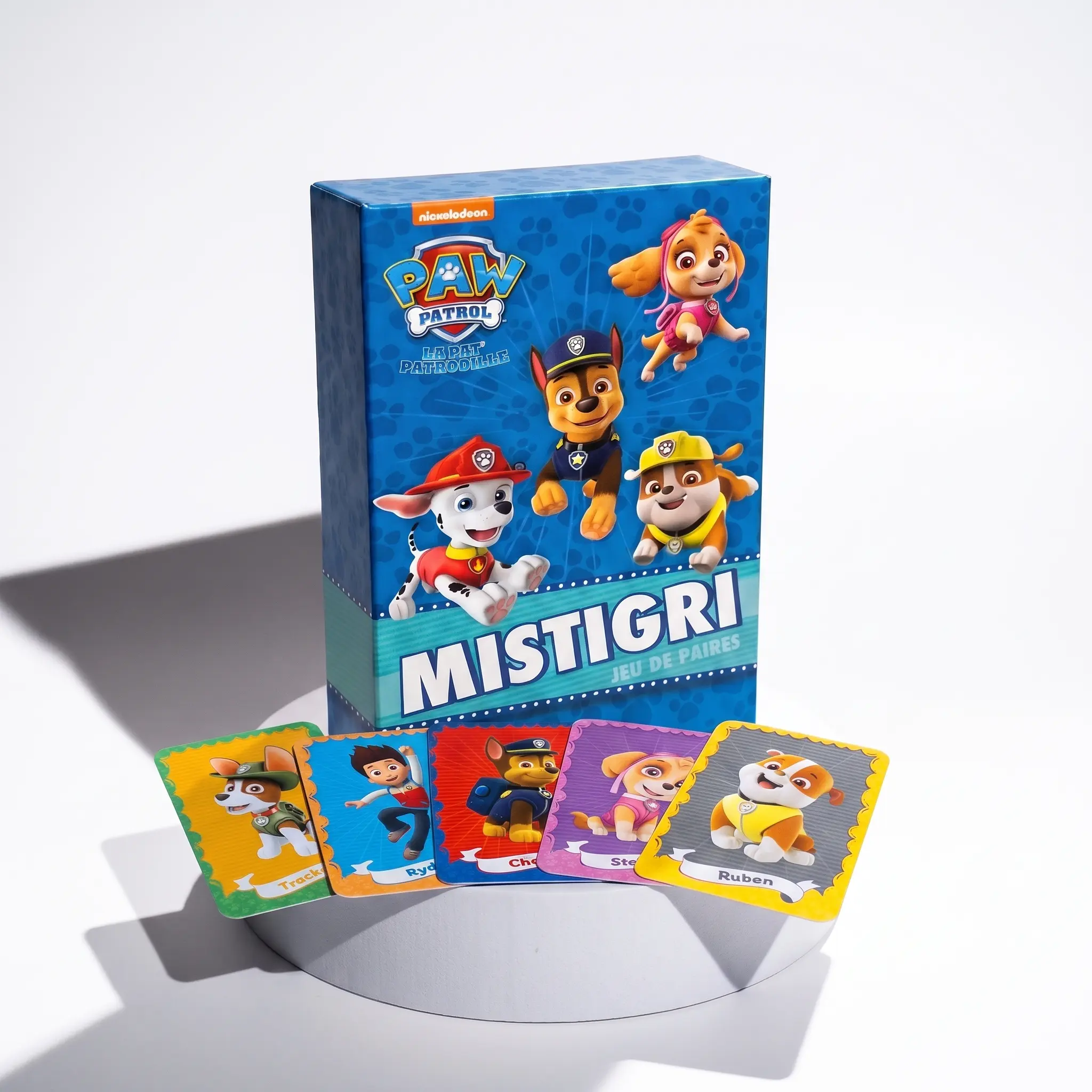 Boîte du jeu Pat' Patrouille - Boîte de cartes Mistigri