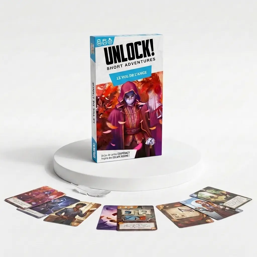 Boîte du jeu Unlock! Short Adventures : Le vol de l’Ange
