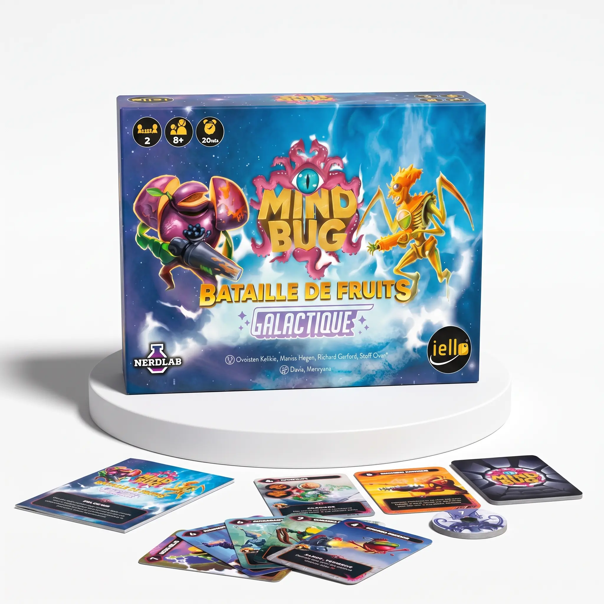 Boîte du jeu Mindbug : Bataille de Fruits Galactique