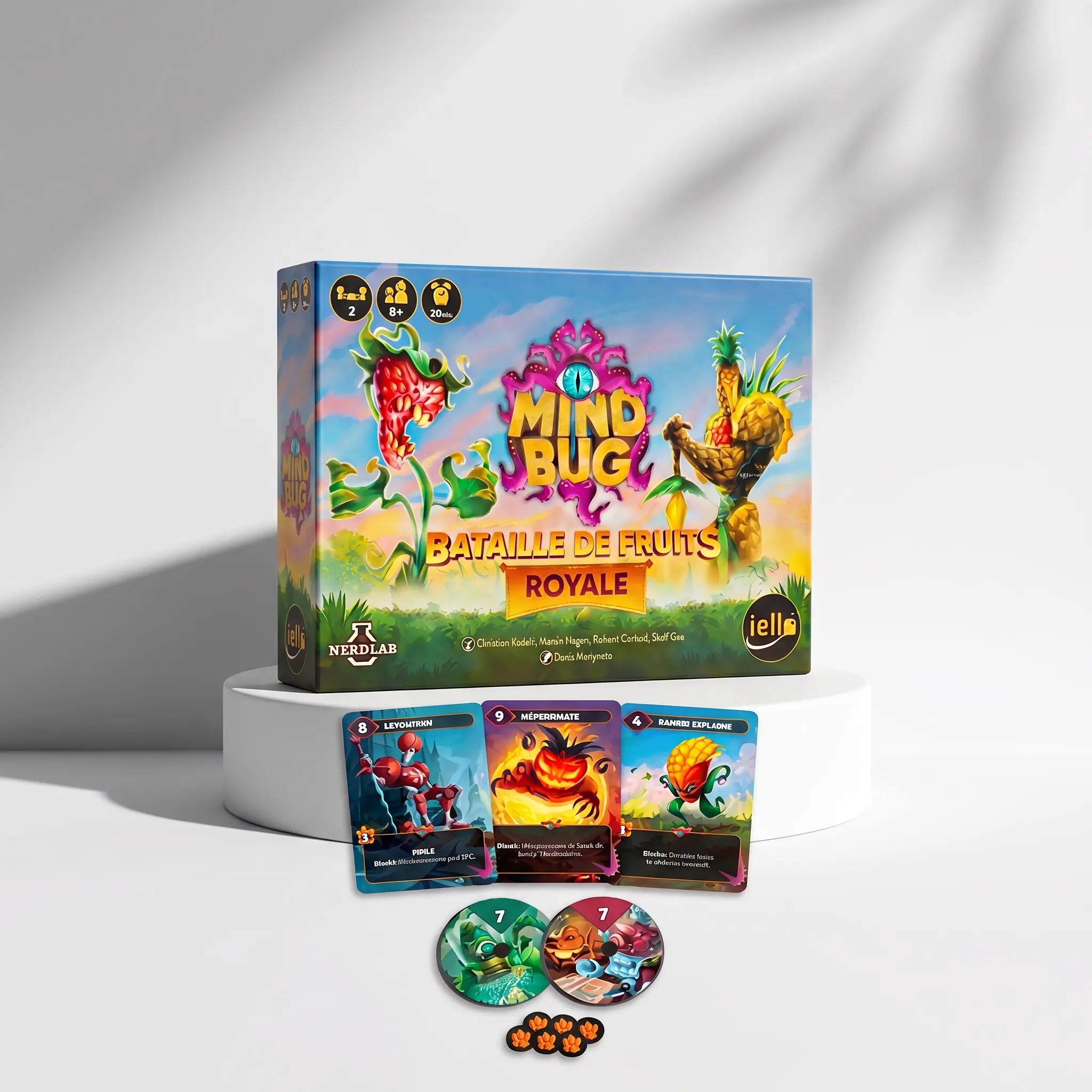 Boîte du jeu Mindbug : Bataille de Fruits Royale