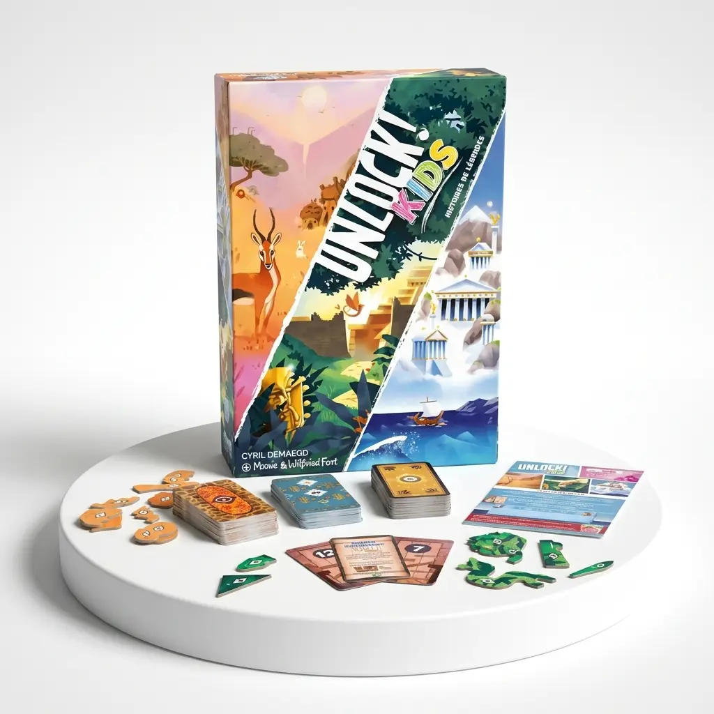 Boîte du jeu Unlock! Kids : Histoires de Légendes