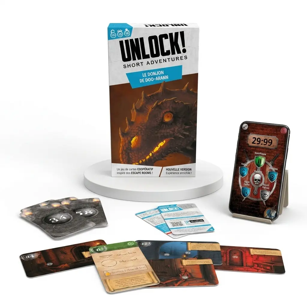 Boîte du jeu Unlock! Short Adventures : Le Donjon de Doo-Arann